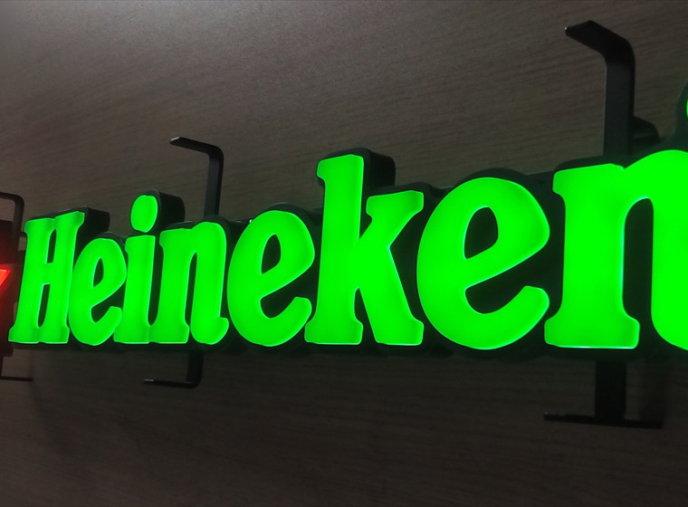 Heineken Built-Up LED Sign 1