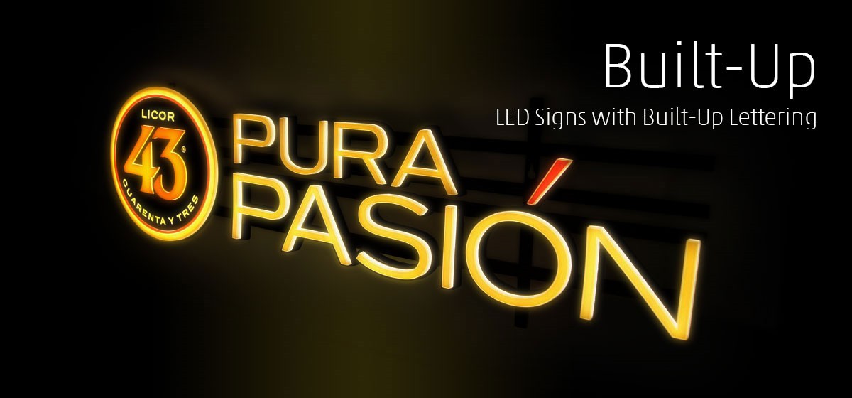 Built-Up LED Signs