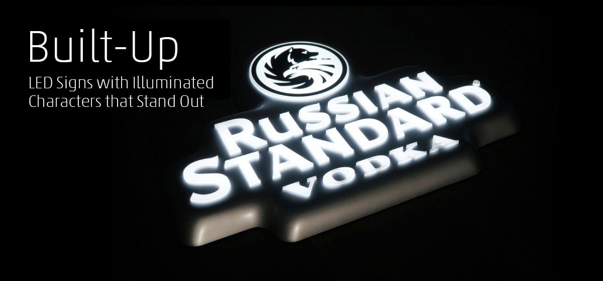 LED Signs with Standout Characters