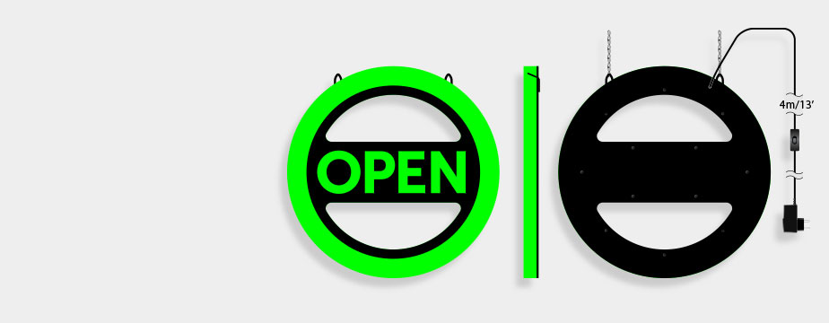 LED Open Sign Specification