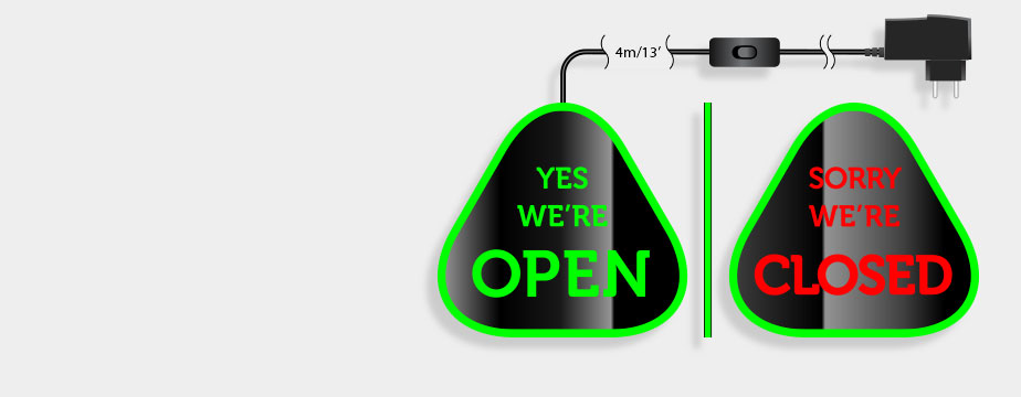 LED Open Sign Specification